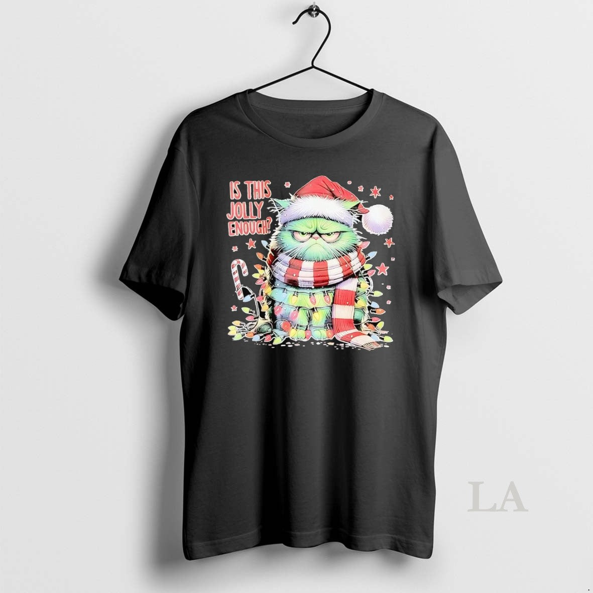 Original Cat Is This Jolly Enough Christmas T-Shirts, Hoodie, Sweatshirt | InkNestWear.com