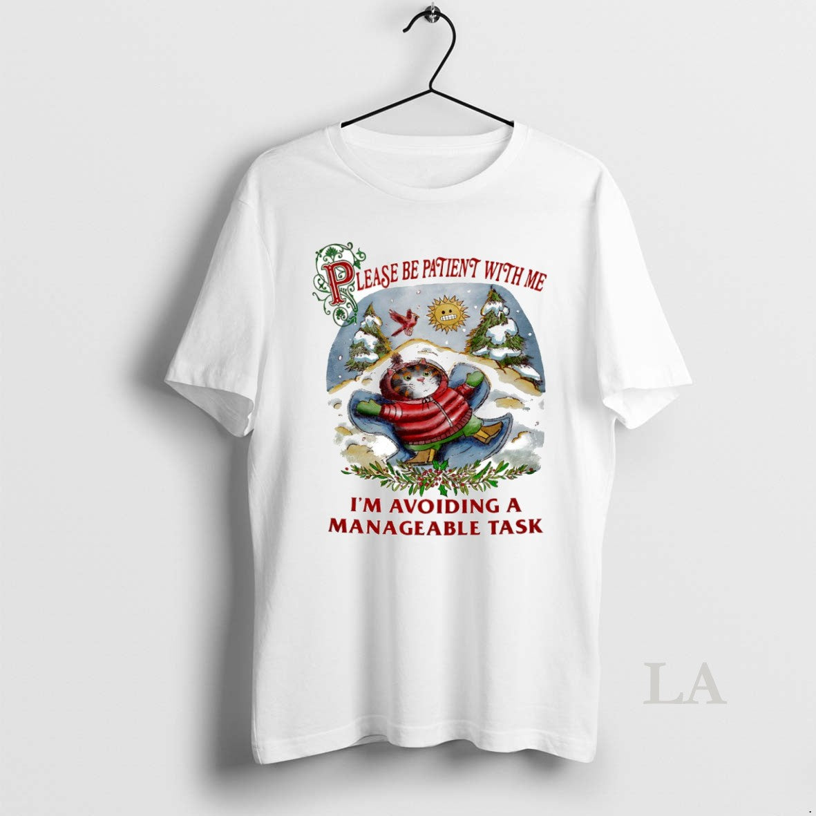 Original Cat Lease Be Patient With Me Im Avoiding A Manageable Task Circle T-Shirts, Hoodie, Sweatshirt | InkNestWear.com