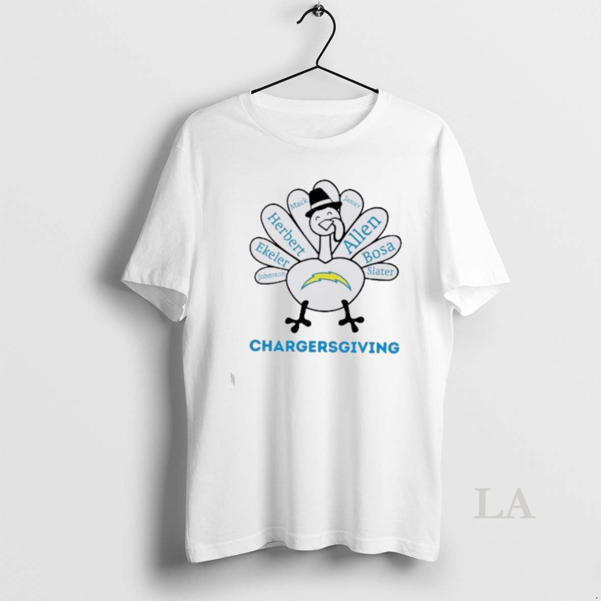 Original Chargersgiving Los Angeles Chargers X Thanksgiving T-Shirts, Hoodie, Sweatshirt
