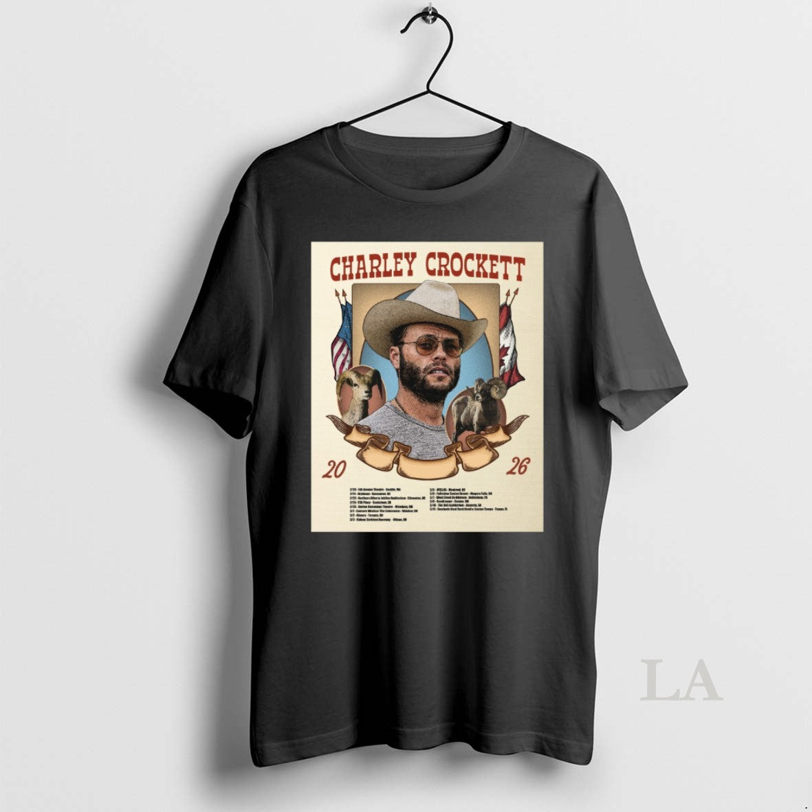 Original Charley Crockett 2026 2 20 5th Avenue Theatre Seattle Wa 2 21 Orpheum Vancouver T-Shirts, Hoodie, Sweatshirt