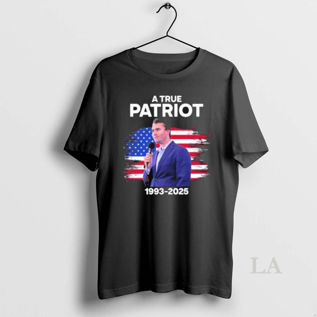 Original Charlie Kirk 1993 2025 A True Patriot America Flag T-Shirts, Hoodie, Sweatshirt | InkNestWear.com