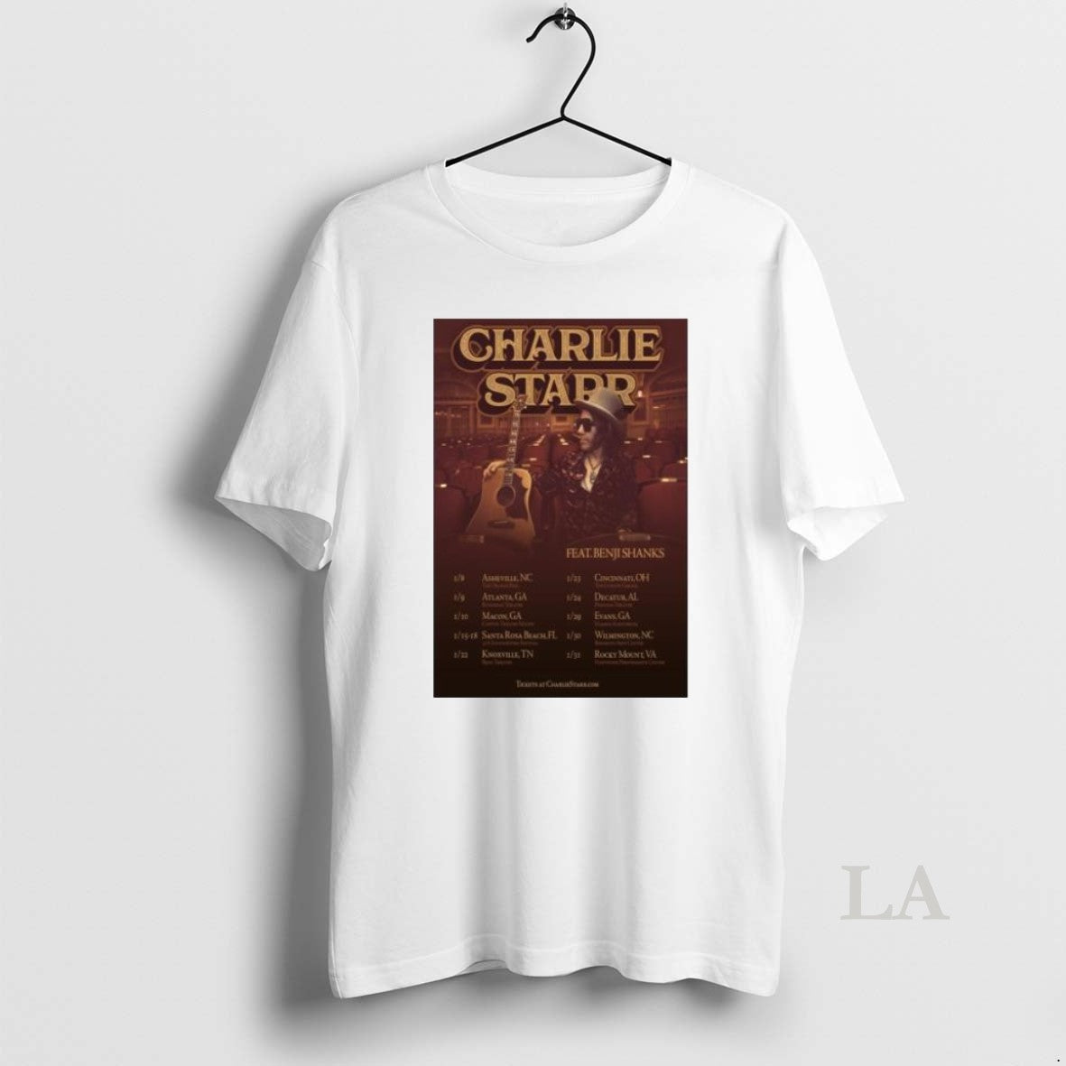 Original Charlie Starr 2026 Acoustic Tour T-Shirts, Hoodie, Sweatshirt | InkNestWear.com