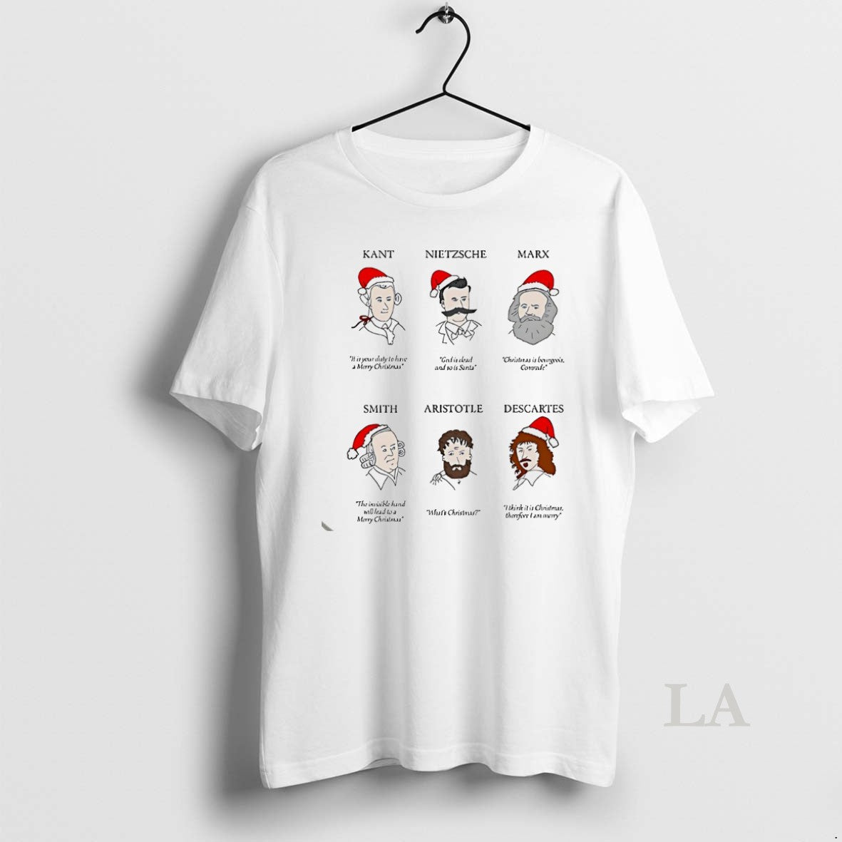 Original Christmas Philosophers Funny White T-Shirts, Hoodie, Sweatshirt | InkNestWear.com