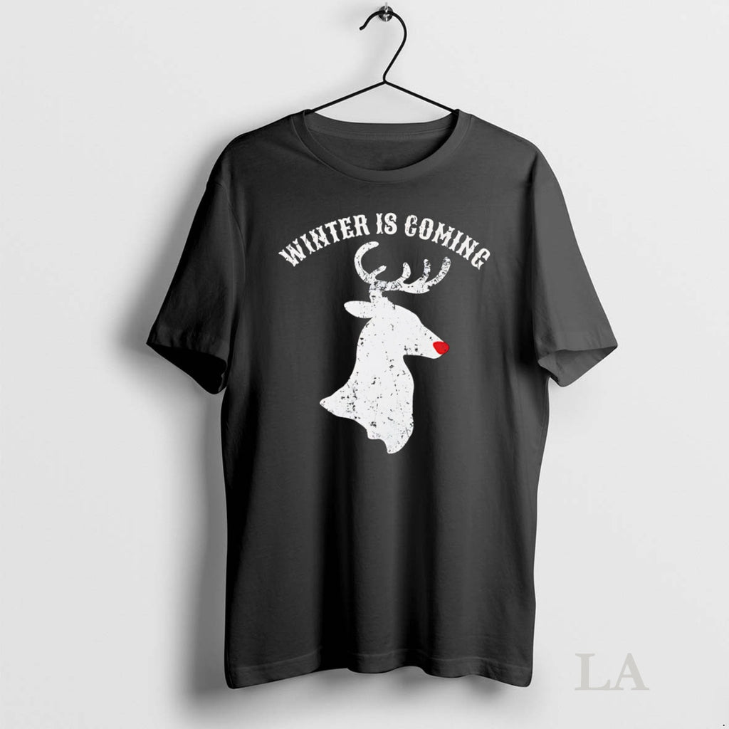 Original Christmas Winter Is Coming Reindeer T-Shirts, Hoodie, Sweatshirt | InkNestWear.com