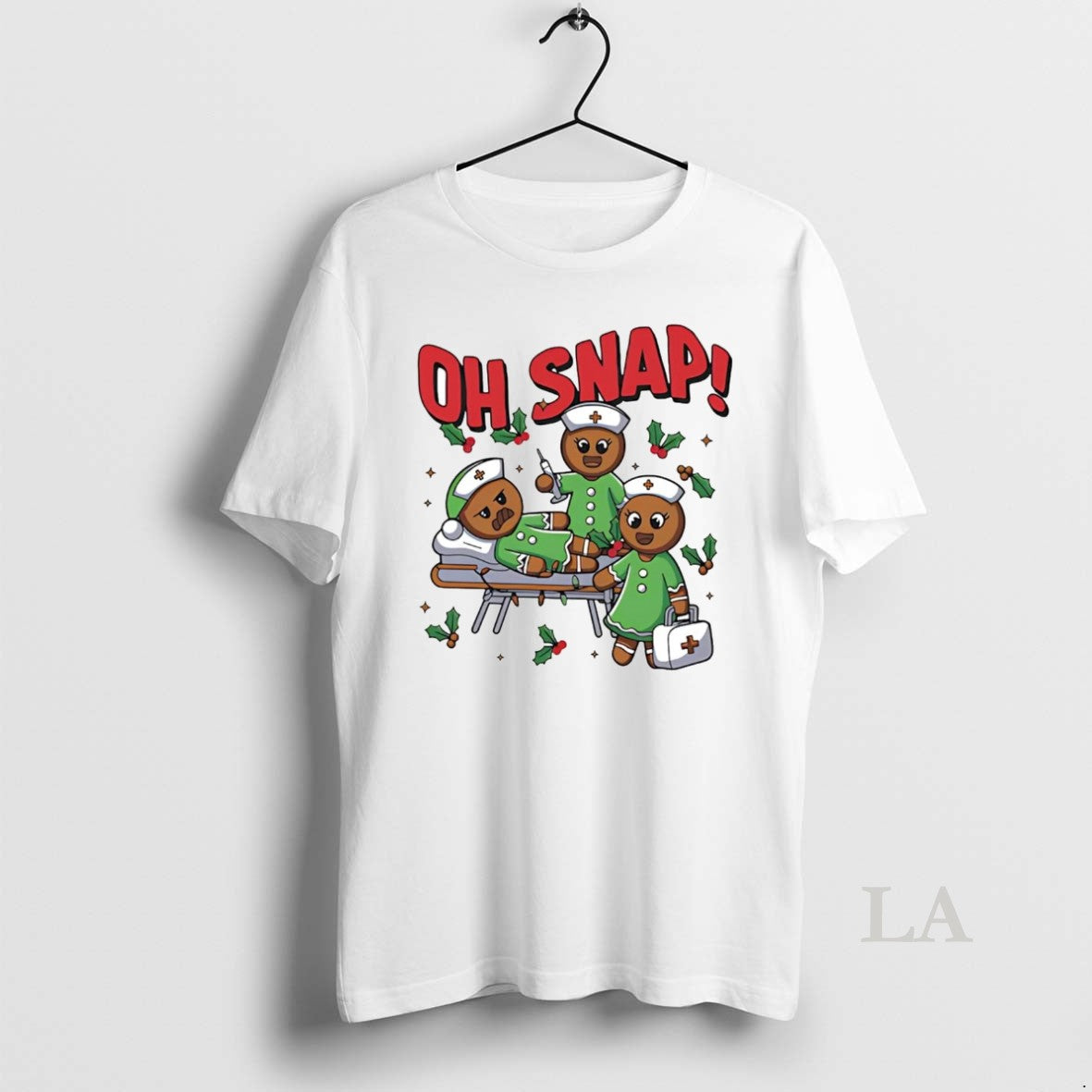 Original Christmas Oh Snap Gingerbread Nurses T-Shirts, Hoodie, Sweatshirt | InkNestWear.com