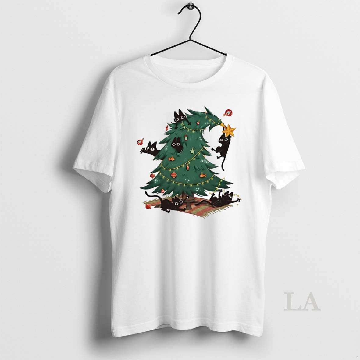 Original Christmas Tree And Cat T-Shirts, Hoodie, Sweatshirt | InkNestWear.com