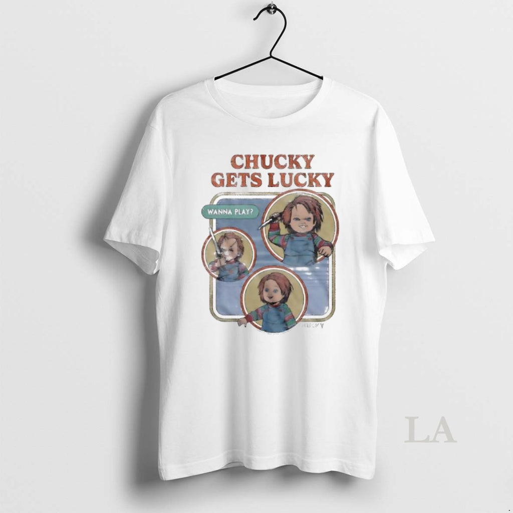 Original Chucky Gets Lucky Childs Play T-Shirts, Hoodie, Sweatshirt | InkNestWear.com