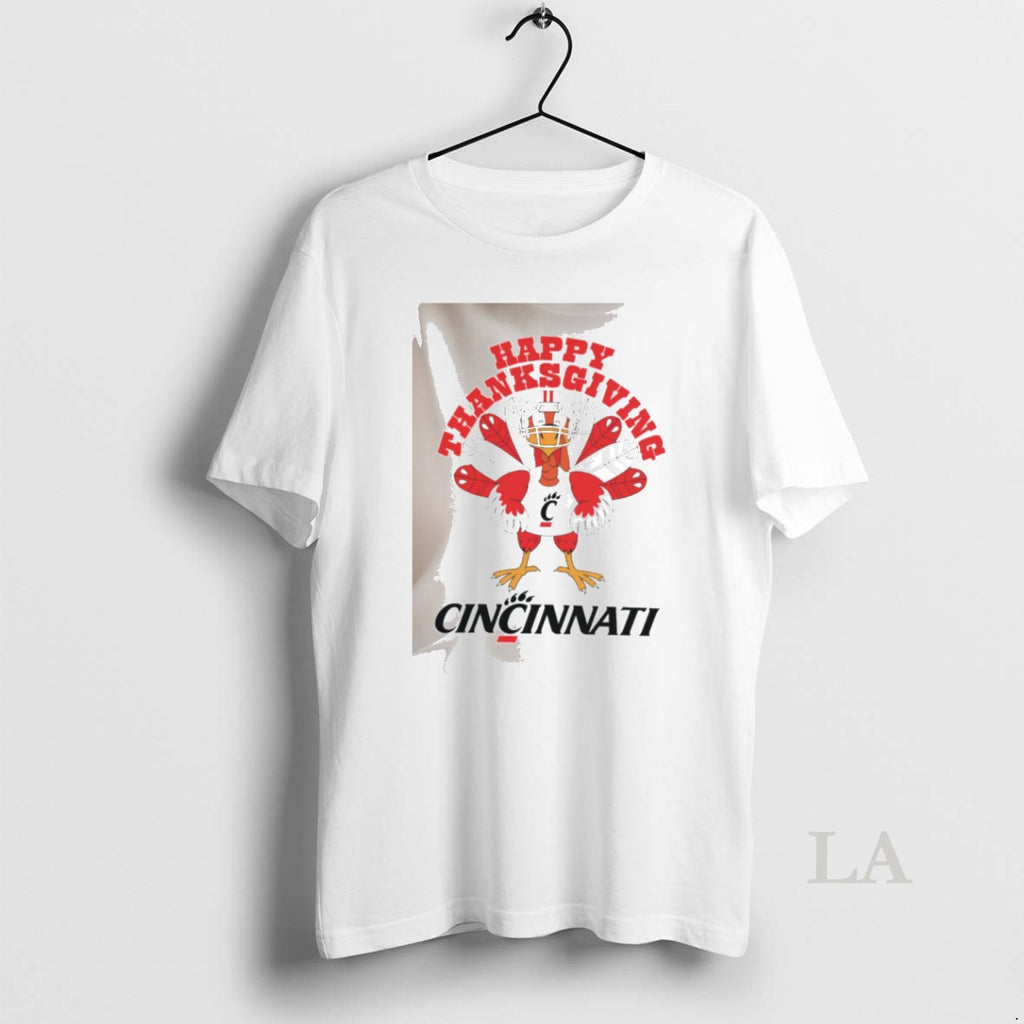 Original Cincinnati Bearcats Turkey Helmet Happy Thanksgiving T-Shirts, Hoodie, Sweatshirt | InkNestWear.com