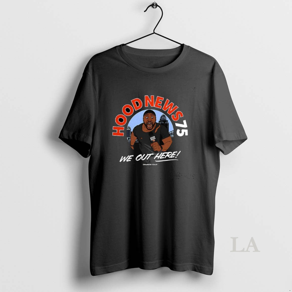 Original Cincinnati We Out Here Hood News 75 Logo T-Shirts, Hoodie, Sweatshirt | InkNestWear.com
