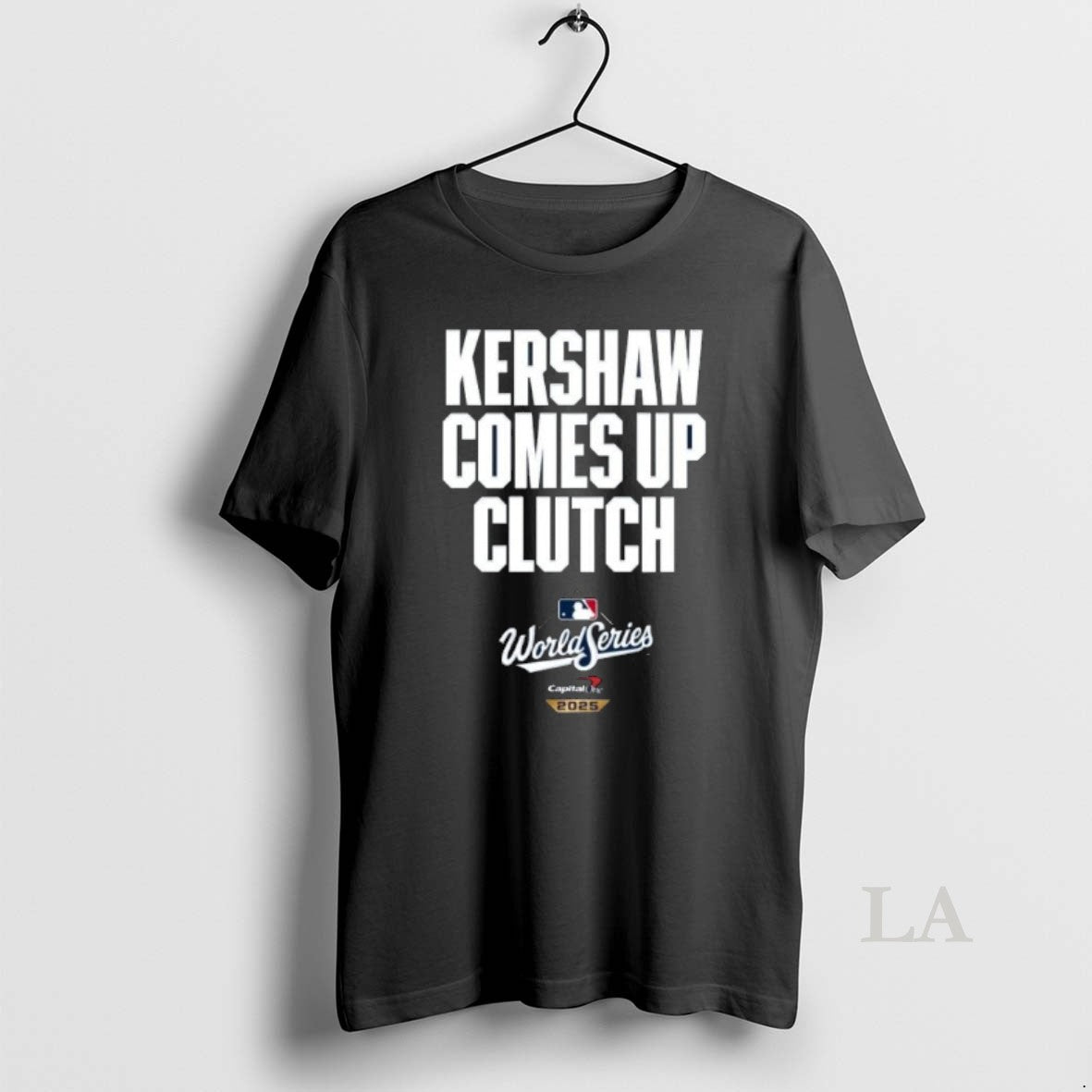 Original Clayton Kershaw Comes Up Clutch World Series T-Shirts, Hoodie, Sweatshirt | InkNestWear.com