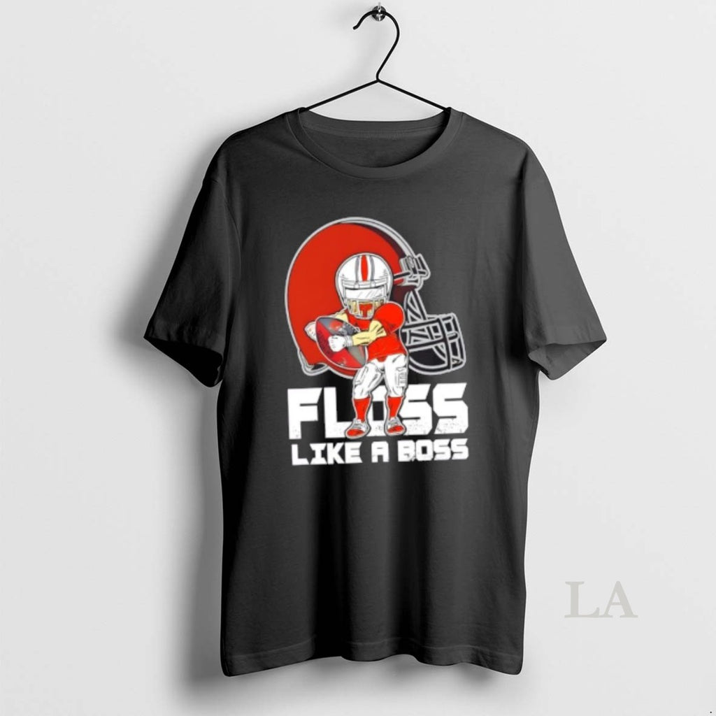 Original Cleveland Browns Football Floss Like A Boss T-Shirts, Hoodie, Sweatshirt | InkNestWear.com