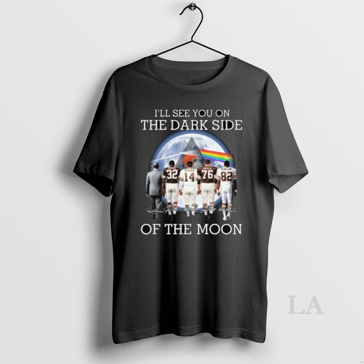 Original Cleveland Browns Ill See You On The Dark Side Of The Moon Signatures 2025 T-Shirts, Hoodie, Sweatshirt