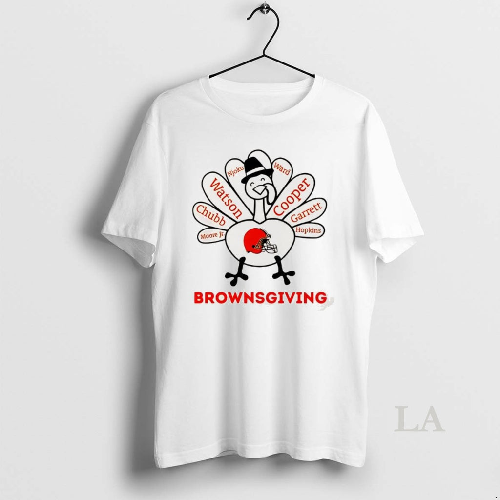 Original Cleveland Browns Turkey Brownsgiving Thanksgiving With Heroes T-Shirts, Hoodie, Sweatshirt | InkNestWear.com