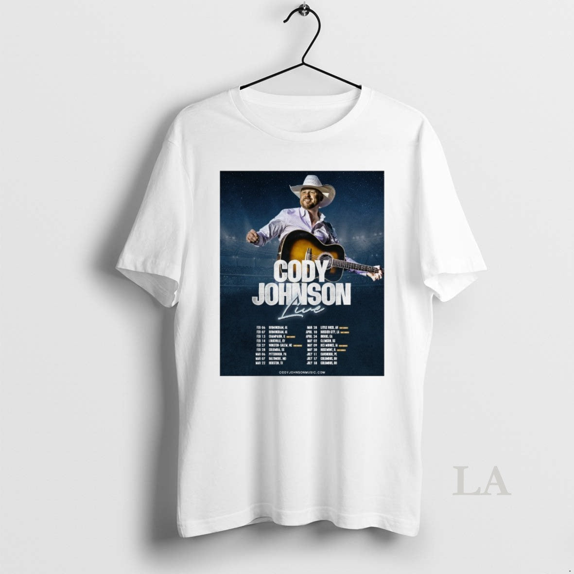 Original Cody Johnson Live 2026 February 06 07 Birmingham Al February 13 Champaign Il T-Shirts, Hoodie, Sweatshirt