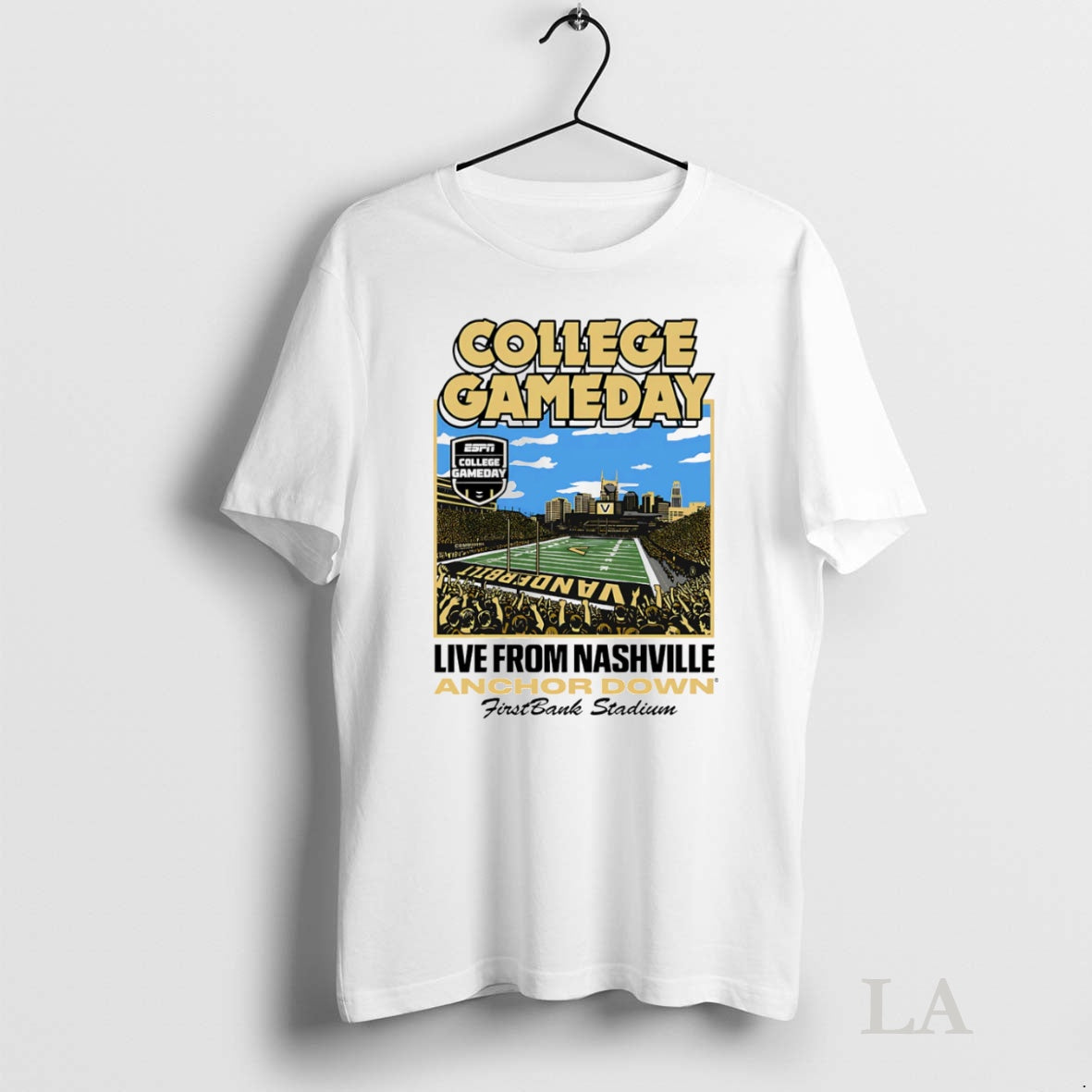 Original College Gameday Live From Nashville Anchor Down T-Shirts, Hoodie, Sweatshirt | InkNestWear.com