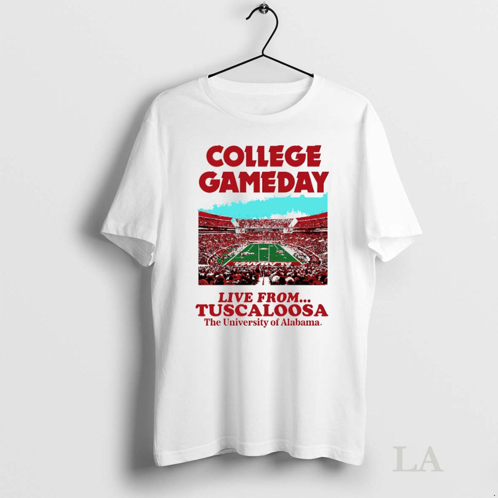 Original College Gameday Live From Tuscaloosa T-Shirts, Hoodie, Sweatshirt | InkNestWear.com