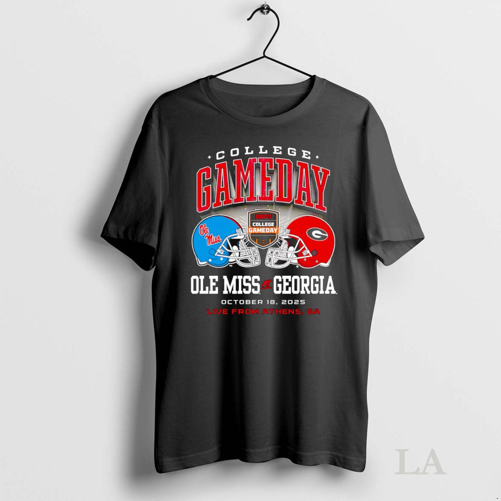 Original College Gameday Ole Miss Vs Georgia Helmet T-Shirts, Hoodie, Sweatshirt | InkNestWear.com