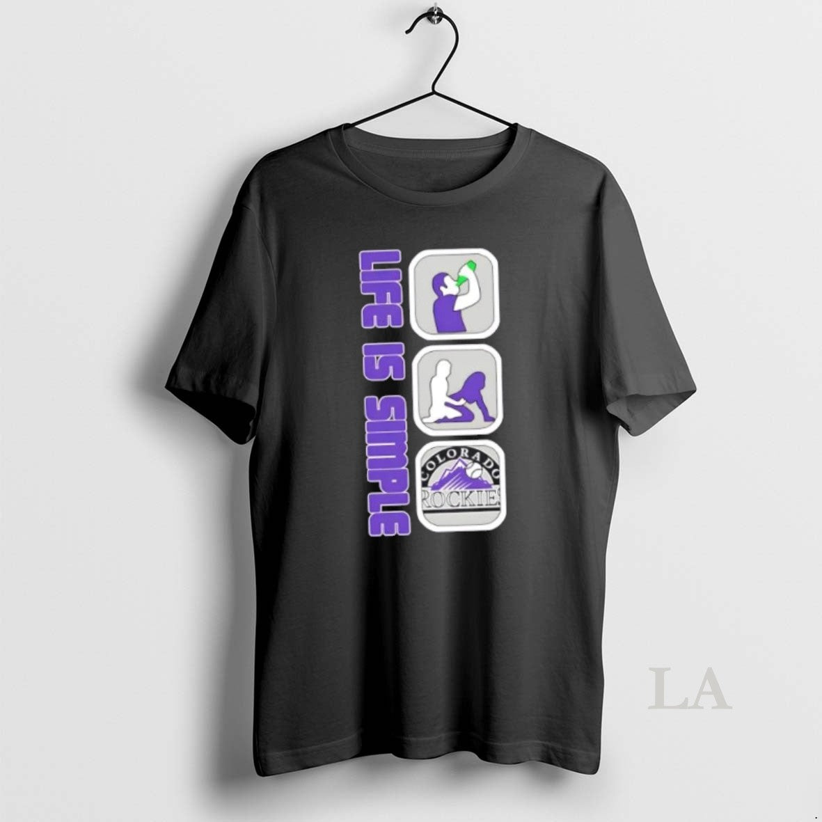 Original Colorado Rockies Baseball Life Is Simple T-Shirts, Hoodie, Sweatshirt | InkNestWear.com