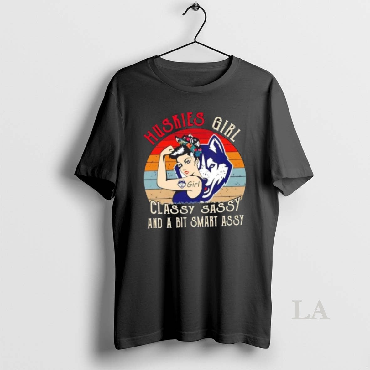Original Connecticut Huskies Girl Classy Sassy And A Bit Smart Assy T-Shirts, Hoodie, Sweatshirt | InkNestWear.com