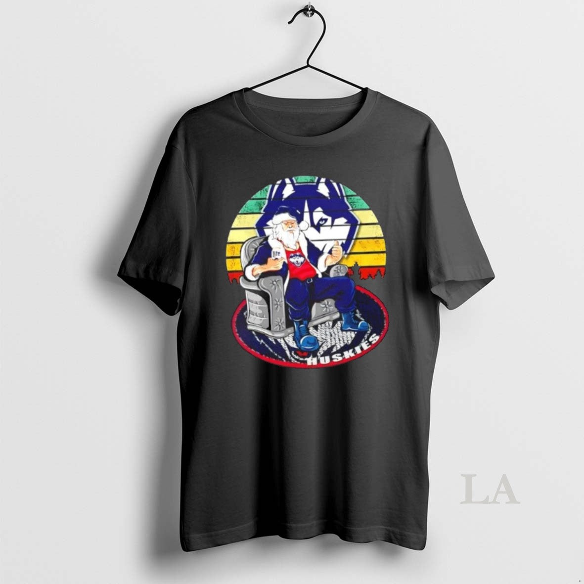 Original Connecticut Huskies X Santa Claus Christmas Vintage T-Shirts, Hoodie, Sweatshirt | InkNestWear.com