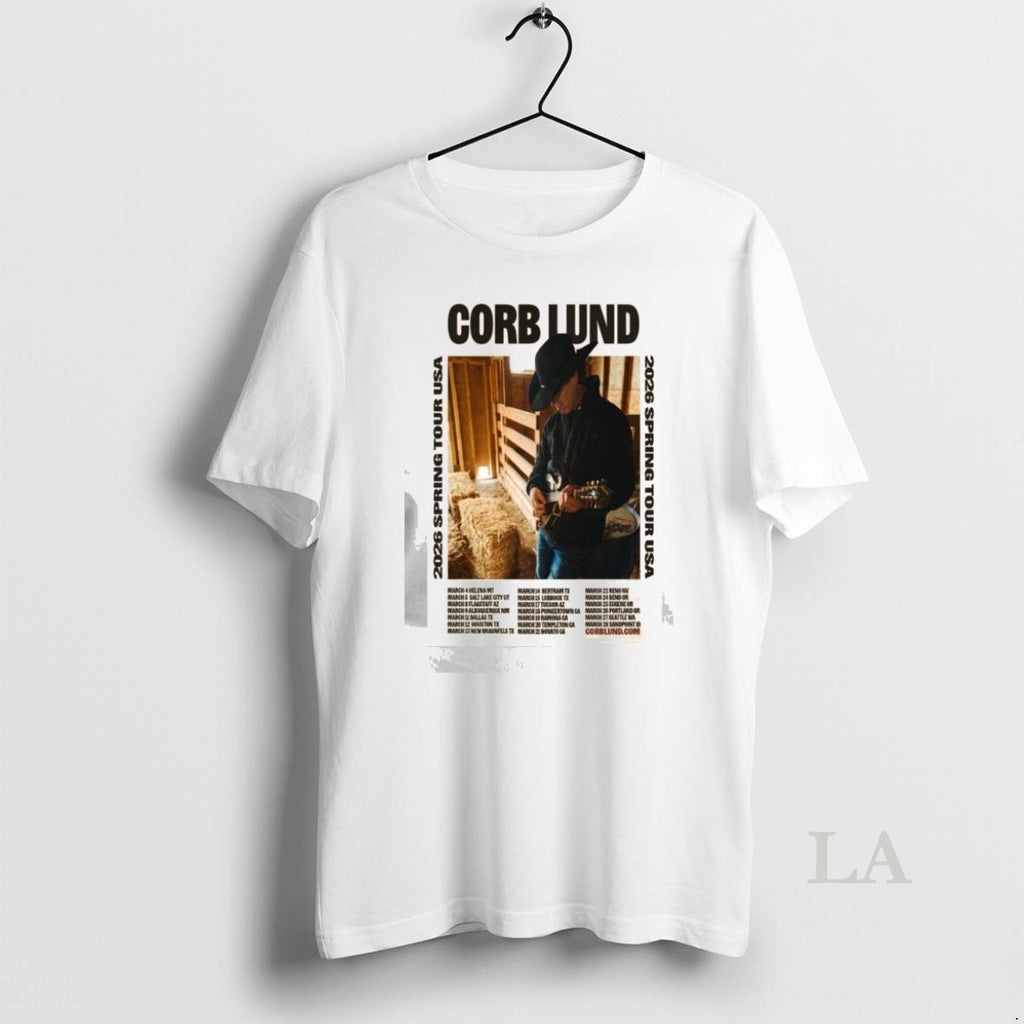 Original Corb Lund 2026 Spring Tour Usa T-Shirts, Hoodie, Sweatshirt | InkNestWear.com