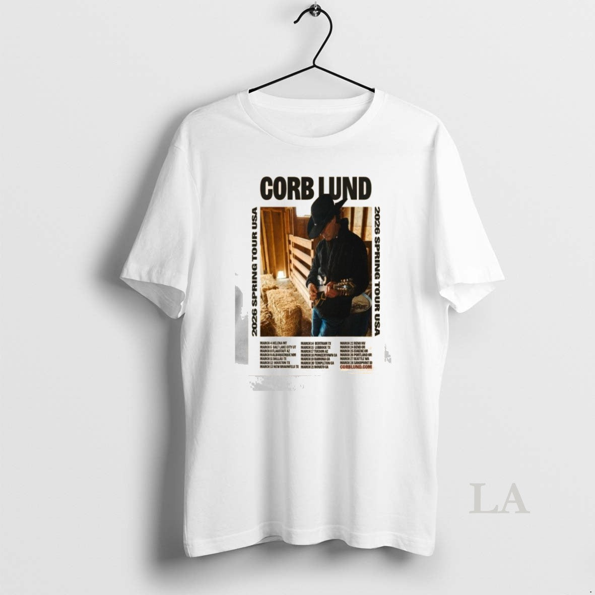 Original Corb Lund 2026 Spring Tour Usa T-Shirts, Hoodie, Sweatshirt | InkNestWear.com