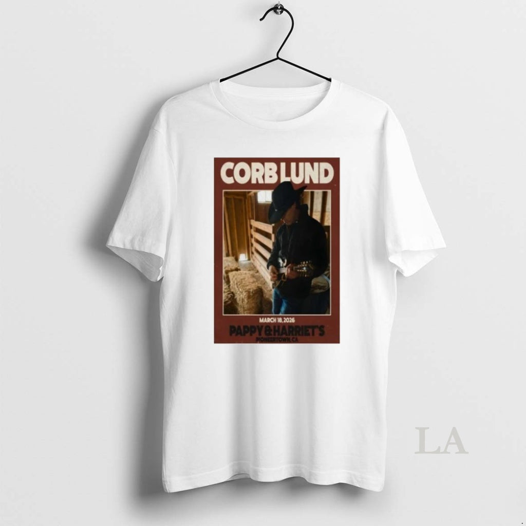 Original Corb Lund Pappy And Harriets Mar 18 2026 Pioneertown Ca T-Shirts, Hoodie, Sweatshirt | InkNestWear.com