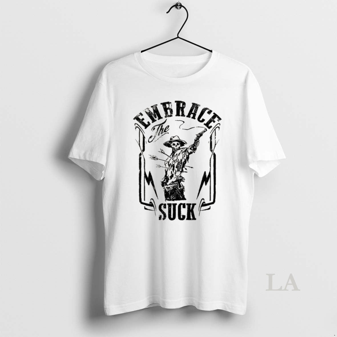 Original Cowboy Skeleton Embrace The Suck T-Shirts, Hoodie, Sweatshirt | InkNestWear.com