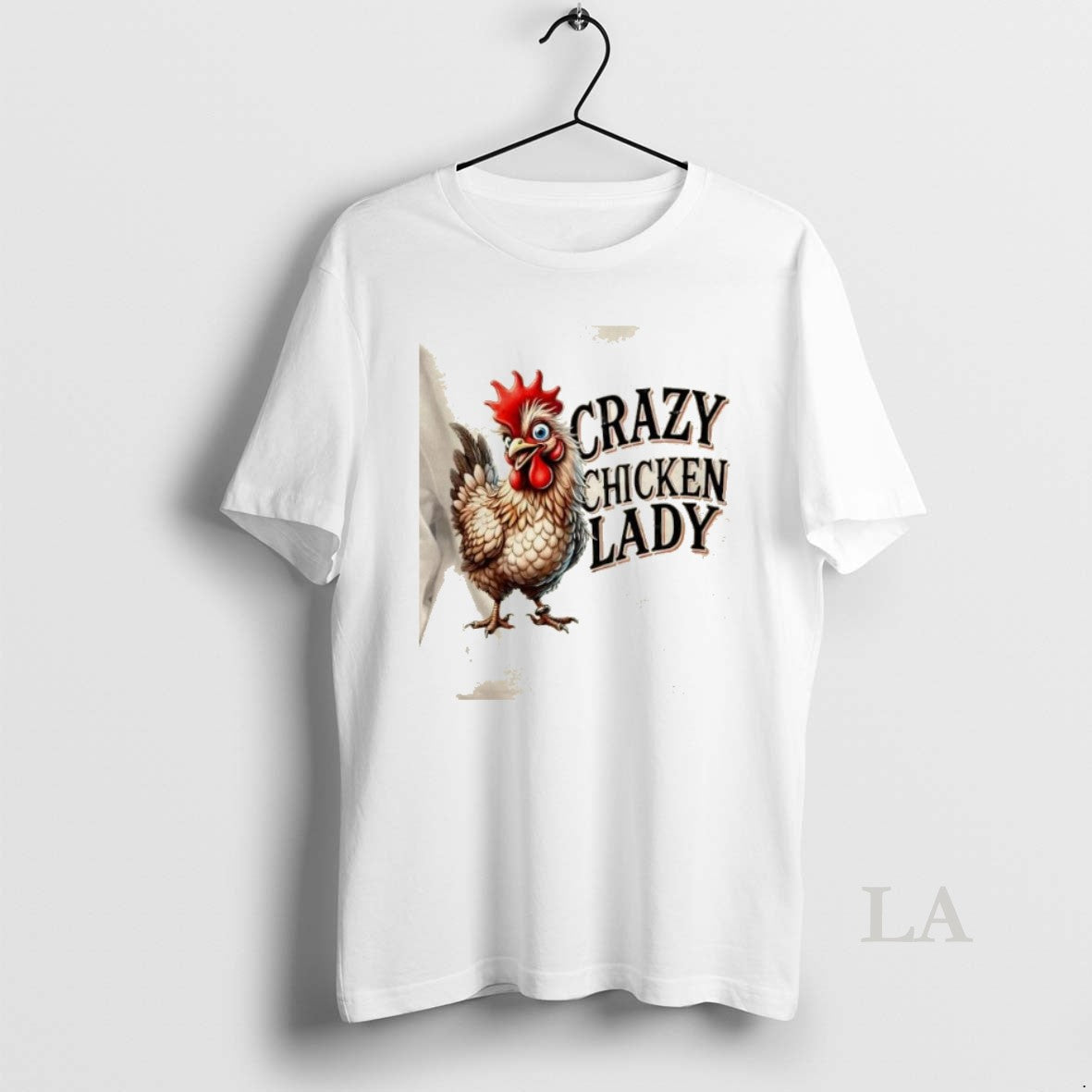 Original Crazy Chicken Lady Funny Farm Animal T-Shirts, Hoodie, Sweatshirt | InkNestWear.com
