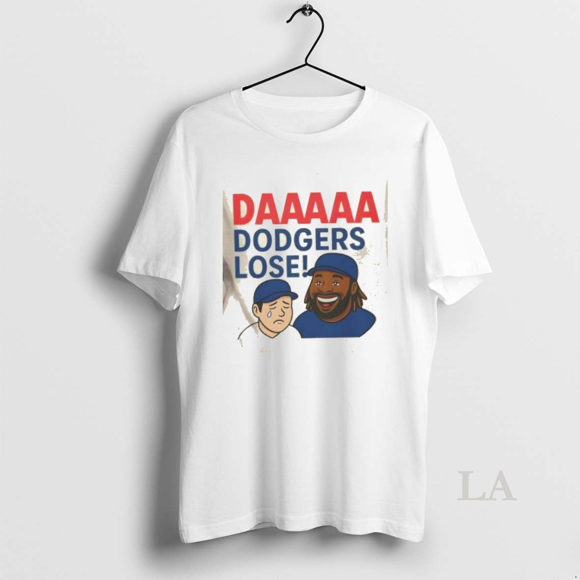 Original Daaaaa Dodgers Lose Baseball Cartoon T-Shirts, Hoodie, Sweatshirt | InkNestWear.com