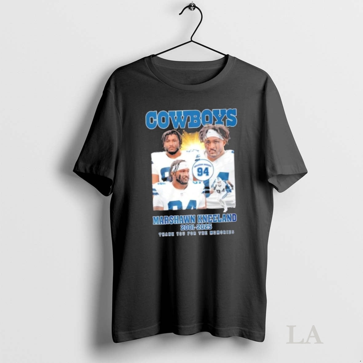 Original Dallas Cowboys 94 Marshawn Kneeland 2001 2025 Thank You For The Memories T-Shirts, Hoodie, Sweatshirt
