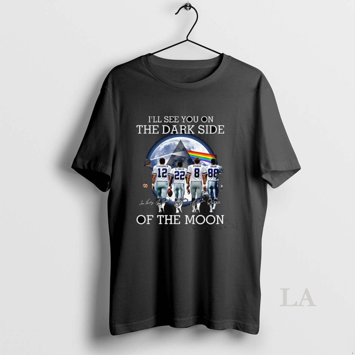 Original Dallas Cowboys Ill See You On The Dark Side Of The Moon Signature T-Shirts, Hoodie, Sweatshirt | InkNestWear.com