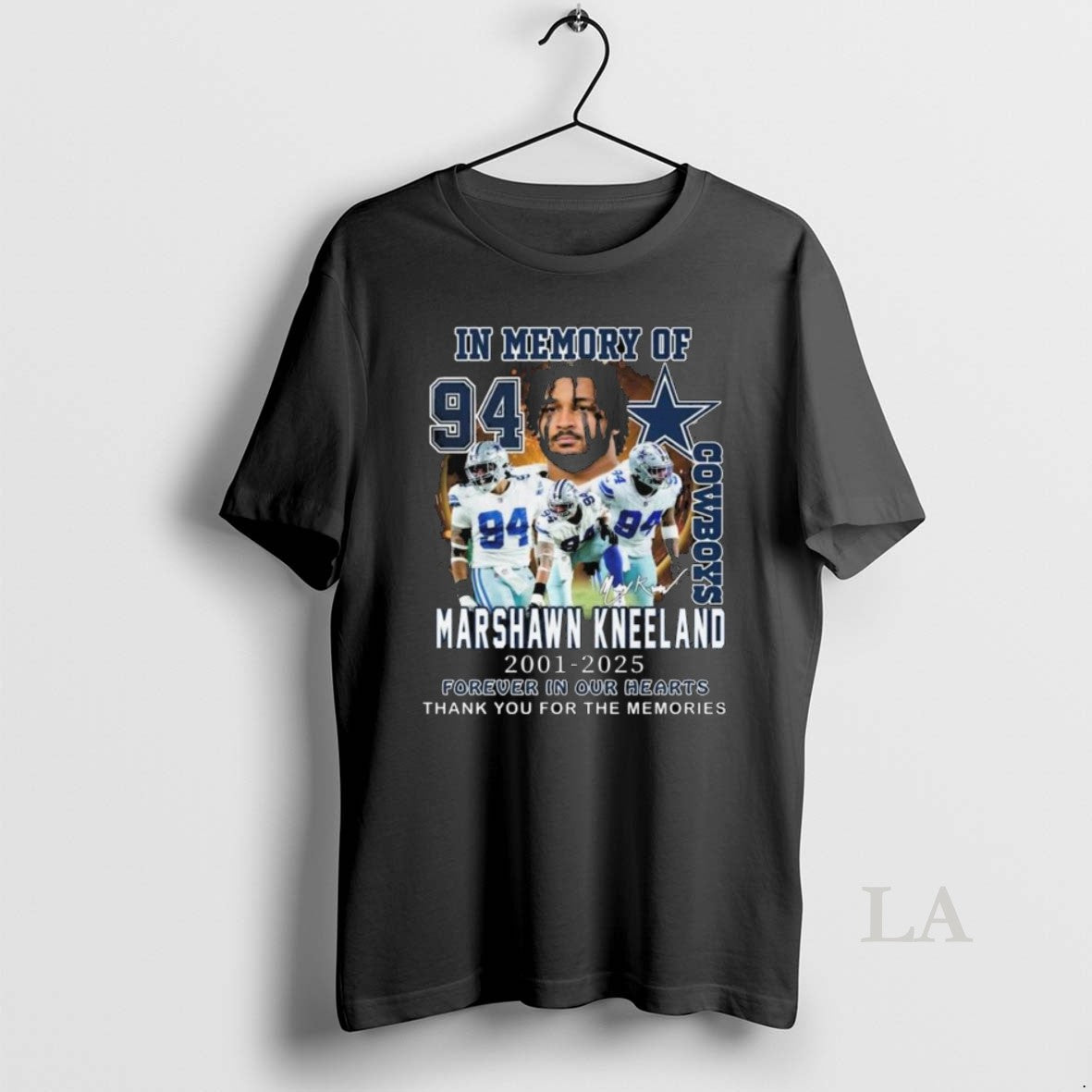 Original Dallas Cowboys In Memory Of Marshawn Kneeland 2001 2025 Forever In Our The Memories T-Shirts, Hoodie, Sweatshirt