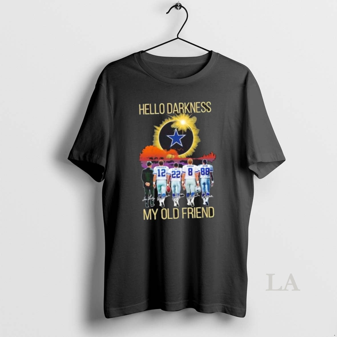 Original Dallas Cowboys Staubach And Legends Hello Darkness My Old Friend Signatures T-Shirts, Hoodie, Sweatshirt