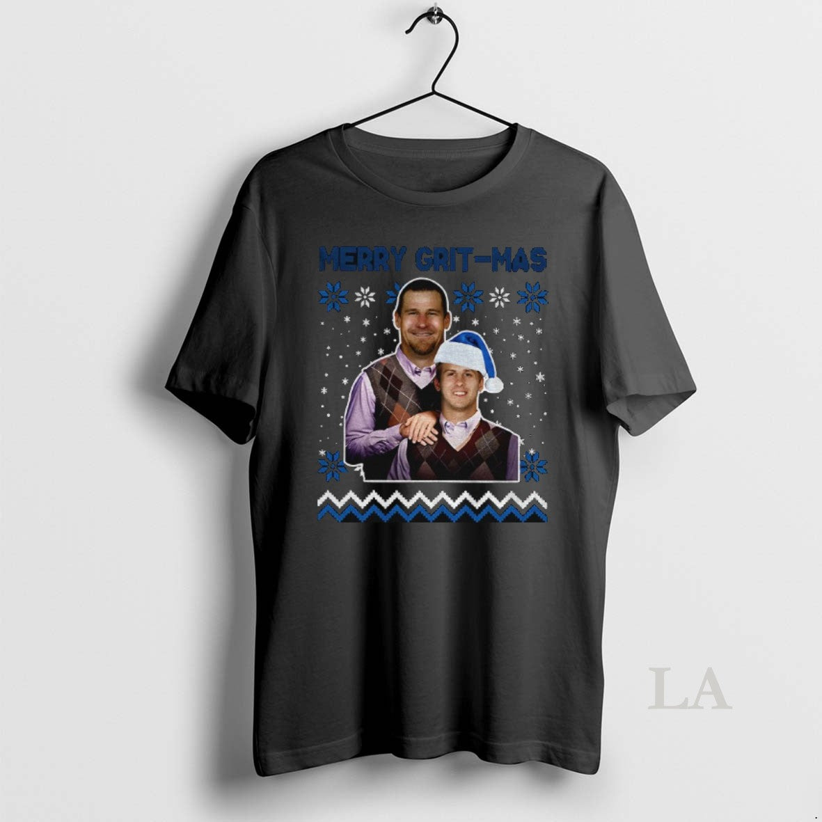 Original Dan Campbell And Jared Goff Detroit Lions Football Merry Grit Mas Merry Christmas T-Shirts, Hoodie, Sweatshirt