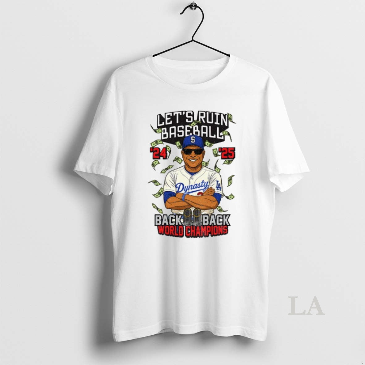 Original Dave Roberts Dynasty Lets Ruin Baseball Back To Back Los Angeles Dodgers World Series T-Shirts, Hoodie, Sweatshirt