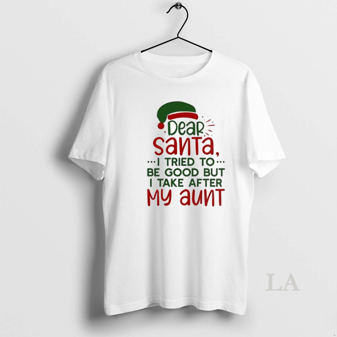 Original Dear Santa I Tried To Be Good But I Take After My Aunt T-Shirts, Hoodie, Sweatshirt | InkNestWear.com
