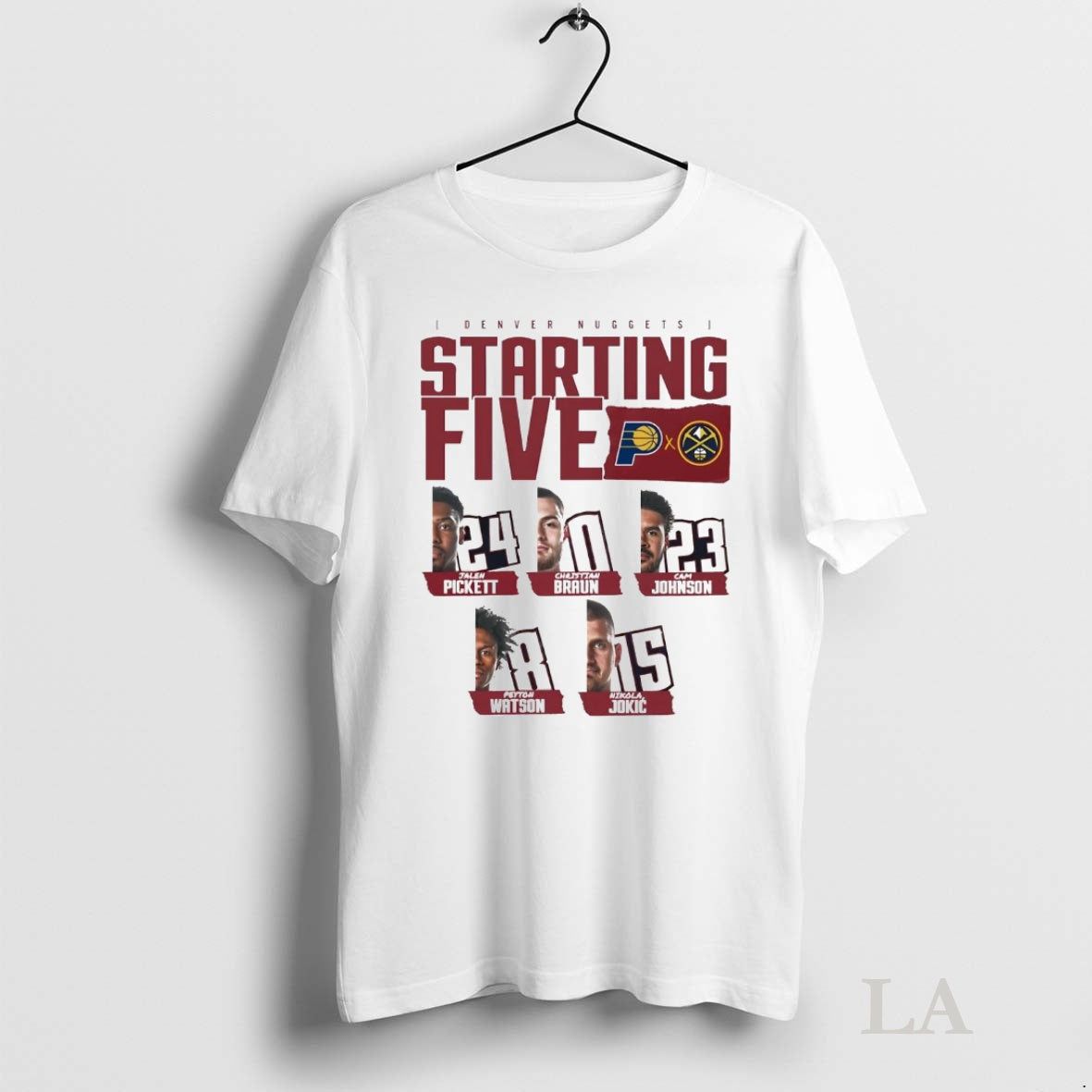 Original Denver Nuggets Starting Five 2025 T-Shirts, Hoodie, Sweatshirt | InkNestWear.com