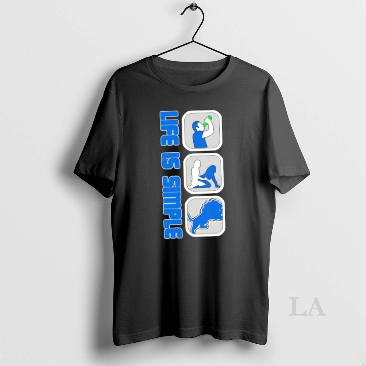 Original Detroit Lions Football Life Is Simple T-Shirts, Hoodie, Sweatshirt | InkNestWear.com