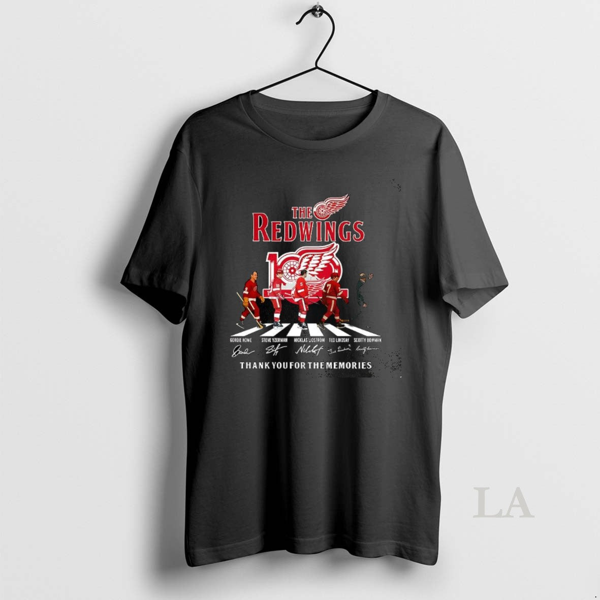 Original Detroit Red Wings 100th Anniversary Thank You For The Memories Cross The Street T-Shirts, Hoodie, Sweatshirt