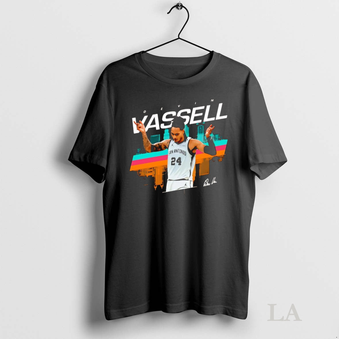 Original Devin Vassell Skyline Signature San Antonio Spurs T-Shirts, Hoodie, Sweatshirt | InkNestWear.com
