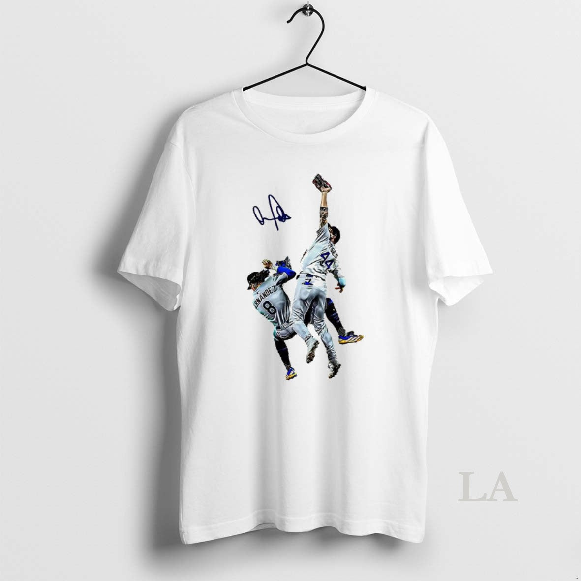 Original Dodgers Player Teoscar Hernandez And George Springer World Series 2025 Signature T-Shirts, Hoodie, Sweatshirt