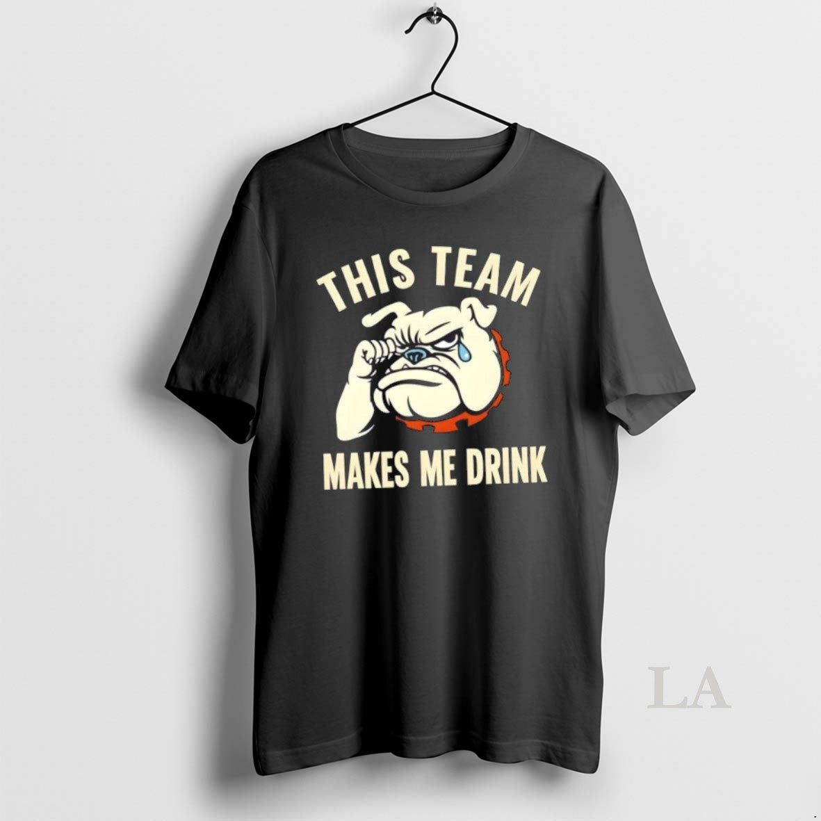 Original Dog This Team Makes Me Drink T-Shirts, Hoodie, Sweatshirt | InkNestWear.com