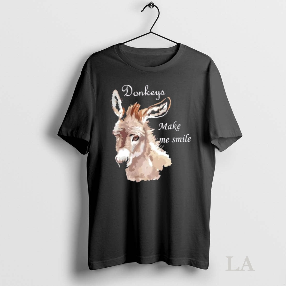 Original Donkeys Make Me Smile Cute Miniature Donkey Mini Donkey Gift T-Shirts, Hoodie, Sweatshirt | InkNestWear.com