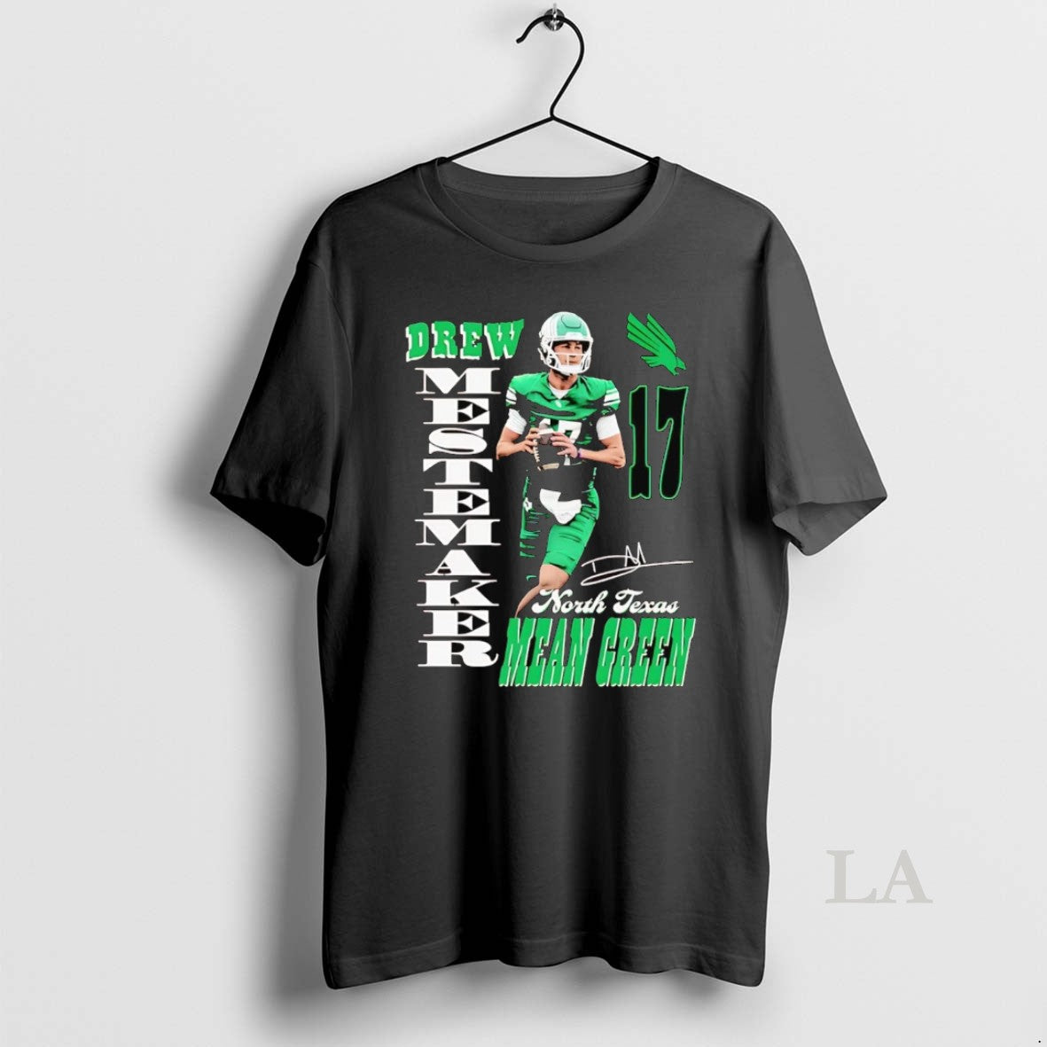 Original Drew Mestemaker Portrait North Texas Mean Green T-Shirts, Hoodie, Sweatshirt | InkNestWear.com