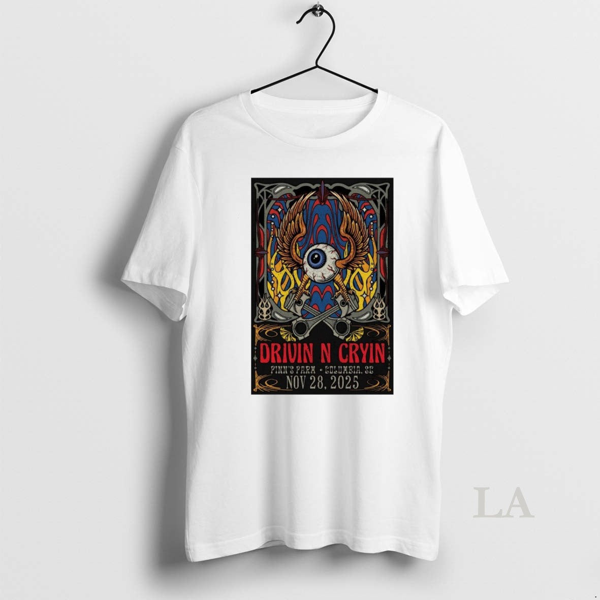 Original Drivin N Cryin Finns Farm Columbia Sc November 28 2025 Fanart T-Shirts, Hoodie, Sweatshirt | InkNestWear.com