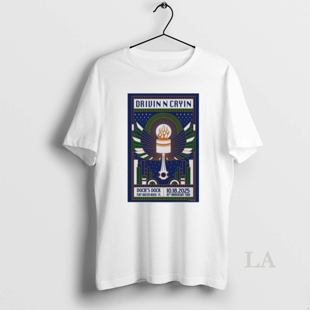 Original Drivin N Cryin Oct 18 2025 Fort Walton Beach Fl T-Shirts, Hoodie, Sweatshirt | InkNestWear.com