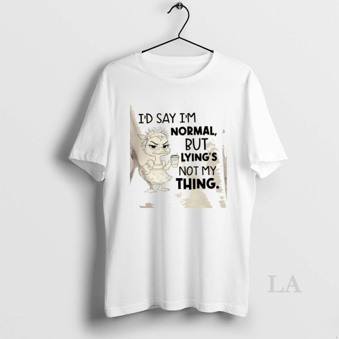 Original Duck Id Say Im Normal But Lyings Not My Thing T-Shirts, Hoodie, Sweatshirt | InkNestWear.com