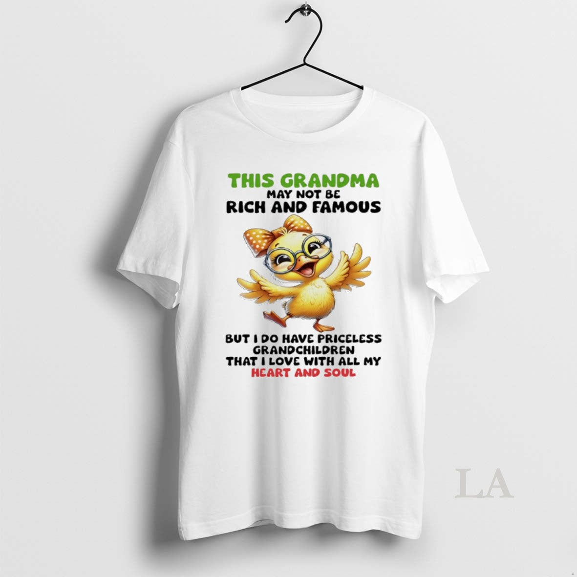 Original Duck This Grandma May Not Be Rich And Famous But I Do Have Priceless T-Shirts, Hoodie, Sweatshirt | InkNestWear.com
