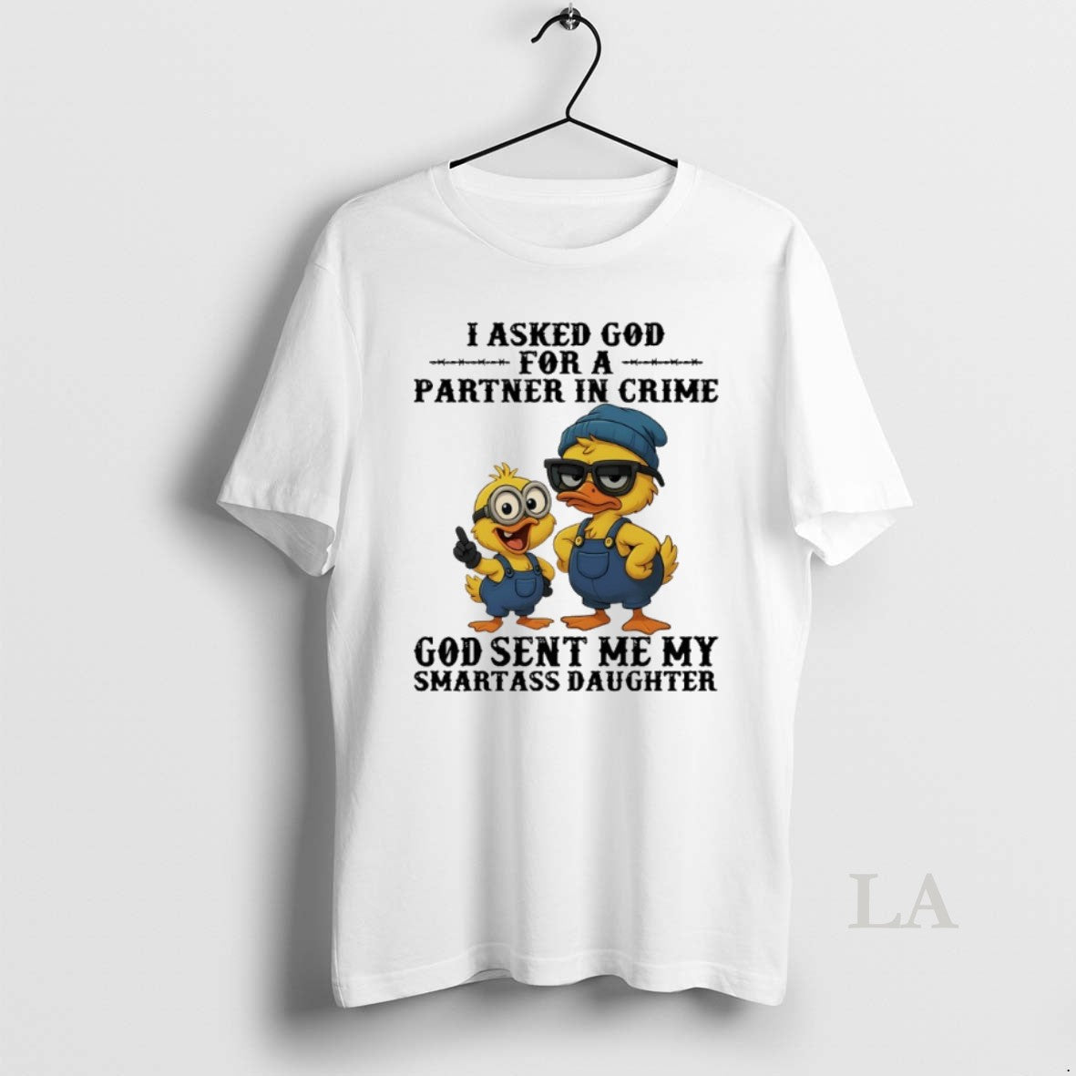 Original Ducks I Asked God Fo A Partner In Crime God Sent Me My Smartass T-Shirts, Hoodie, Sweatshirt | InkNestWear.com